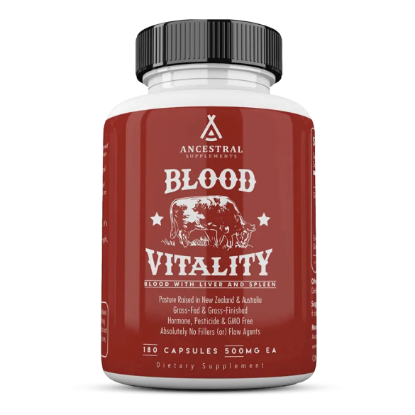 Runderbloedcomplex - Blood Vitality - met Lever & Milt - Grasgevoerd