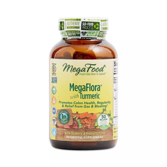 Probiotica - MegaFlora® met Curcumine - 50 miljard units - 90 capsules