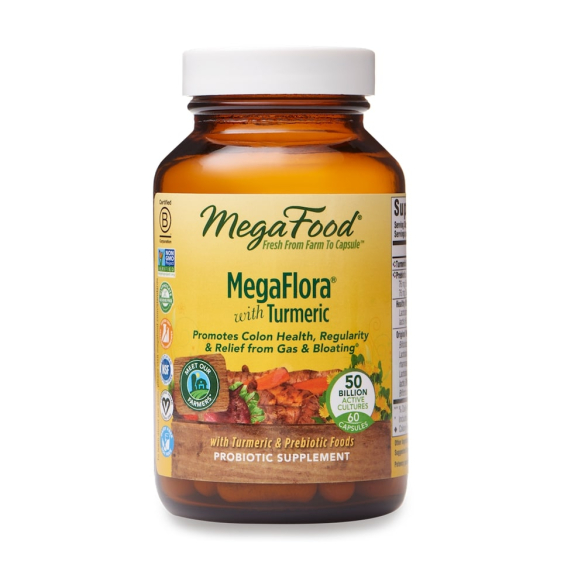 Probiotica - MegaFlora® met Curcumine - 50 miljard units - 60 capsules