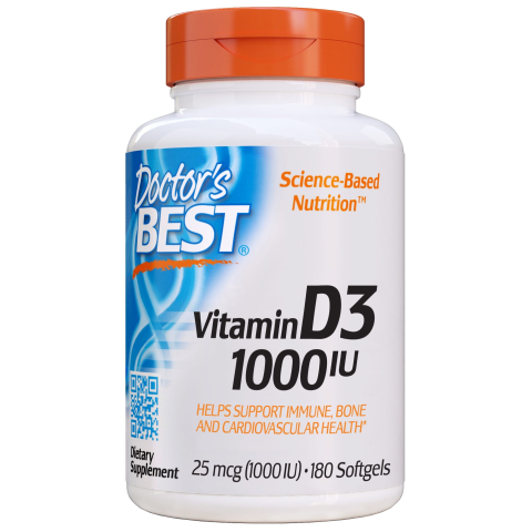 Superioriteit onstabiel streep Vitamine D3 1000IU - Softgels van Doctors Best exclusief bij Ergo