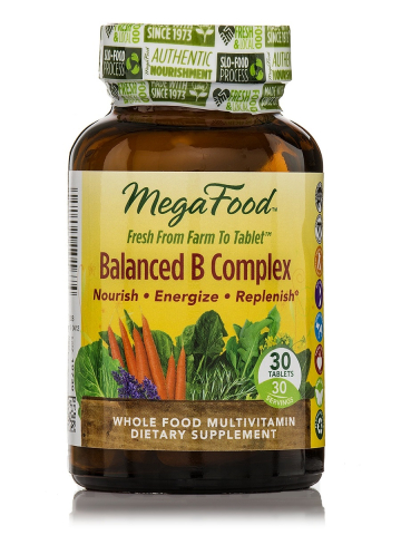 stof in de ogen gooien natuurlijk dam Balanced B - Vitamine B Complex van MegaFood exclusief bij Ergoma