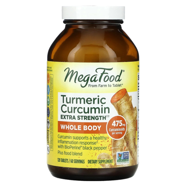 Turmeric Strength™ - Lichaam Formulering - 120 tabletten