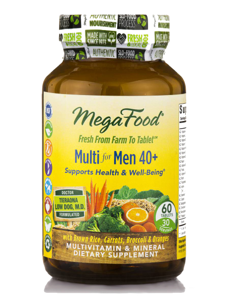 Megafood - Natuurlijke Multivitaminen voor mannen 40+