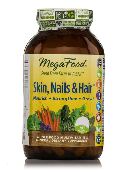 MegaFood - Skin, Nails & Hair Multivitaminen en Mineralen - 60 tabletten